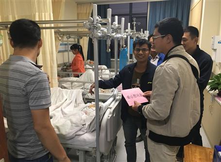 雪中送炭三九暖，愛心慰問家人情 記探望同事吳宇家人