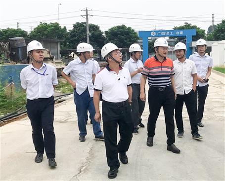 覃振華帶隊到項目現(xiàn)場開展第三季度安全質(zhì)量大檢查