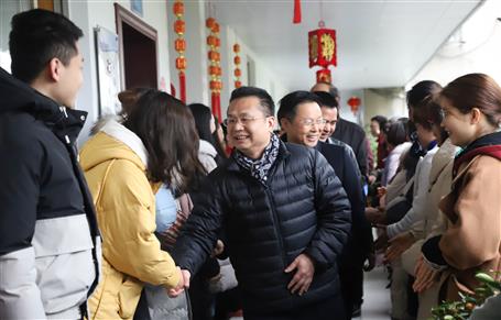 【開(kāi)工大吉】新年新氣象！公司領(lǐng)導(dǎo)班子向干部職工拜年