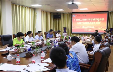 公司召開虧損項目專項治理工作領(lǐng)導(dǎo)小組辦公室第二次會議