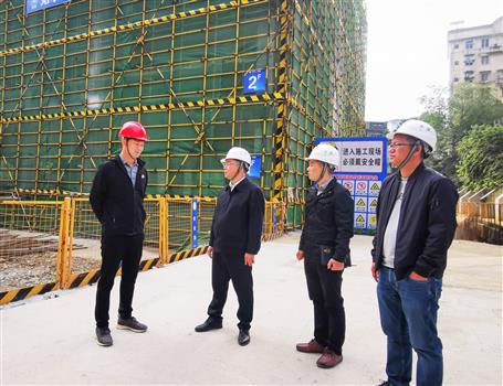 賴海標(biāo)到第三分公司項目調(diào)研指導(dǎo)工作