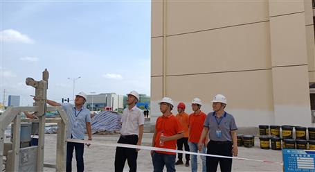 何勇率隊(duì)到項(xiàng)目開展2021年第三季度安全生產(chǎn)質(zhì)量綜合大檢查