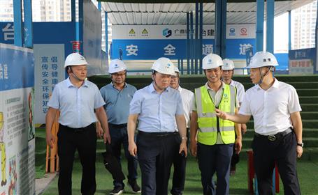 余仲遠到冶建公司項目開展集團公司2023年上半年質(zhì)量安全綜合大檢查